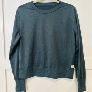 Vuori Daydream Crew Long Sleeve Hunter Green Women’s Top Size M
